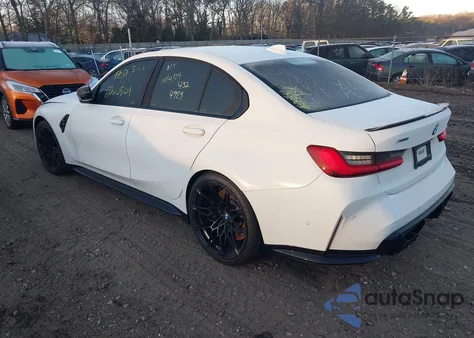 2022 BMW M3 Competition xDrive z USA, uszkodzony, nr VIN WBS43AY08NFL72928